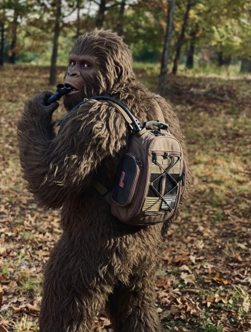 Sasquatch's Hydrate Responsibly.